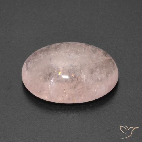 Morganita Rosado medio natural de 5.02 ct, Ovalada, Transparente