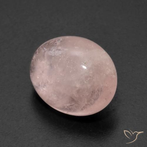 Morganita Rosado flamingo natural de 4.47 ct, Ovalada, Transparente