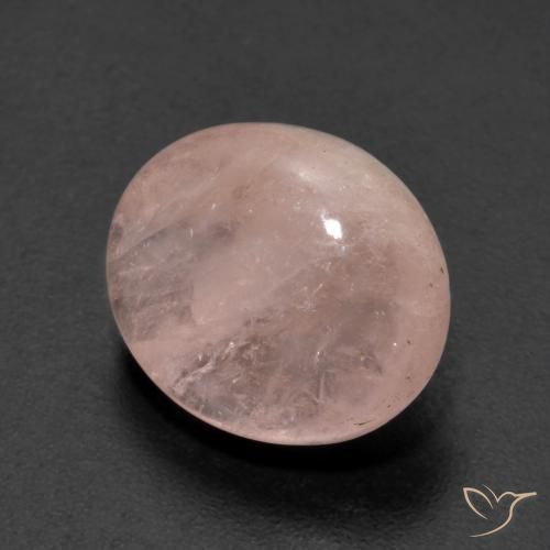 Morganita Rosado flamingo natural de 6.38 ct, Ovalada, Transparente