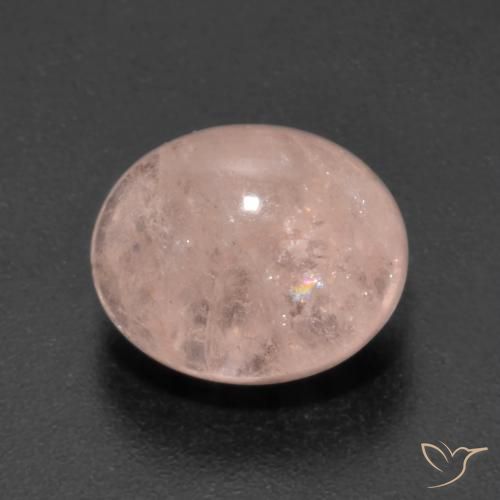 4.50ct Natural Rosado salmón morganita, Ovalada, Transparente