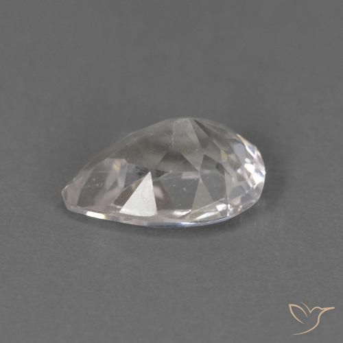 Morganita Rosado muy claro natural de 0.52 ct, En forma de pera, VS