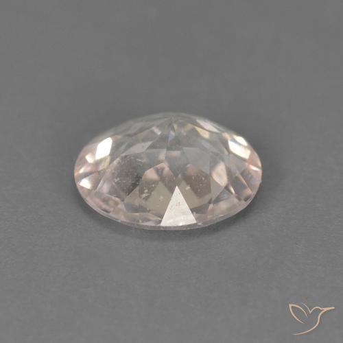 Morganita Rosado salmón natural de 0.51 ct, Redondo, VVS-VS
