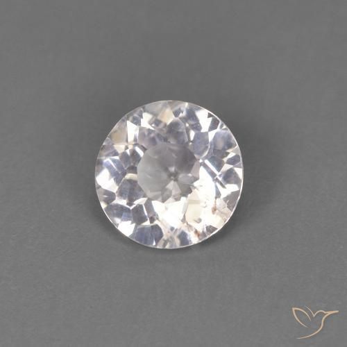 Morganita Rosado muy claro natural de 0.41 ct, Redondo, VS
