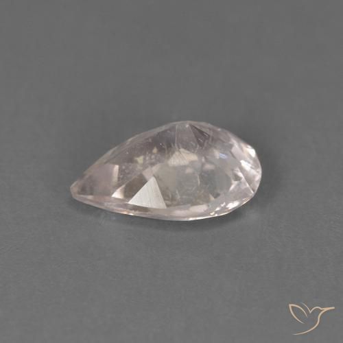 Morganita Rosado muy claro natural de 0.59 ct, En forma de pera, SI