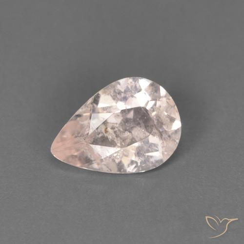 0.42ct Natural Rosado muy claro Morganita, En forma de pera, SI