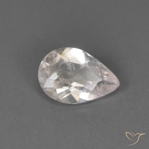 Morganita Rosado flamingo natural de 0.34 ct, En forma de pera, SI