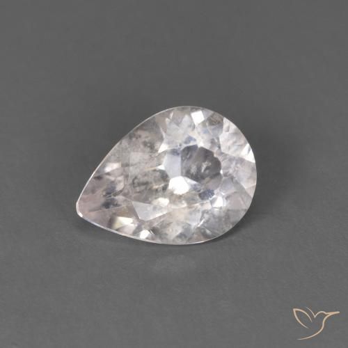 0.53ct Natural Rosado muy claro Morganita, En forma de pera, SI
