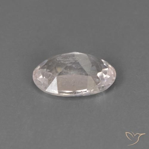 Morganita Rosado muy claro natural de 0.52 ct, Ovalada, VS