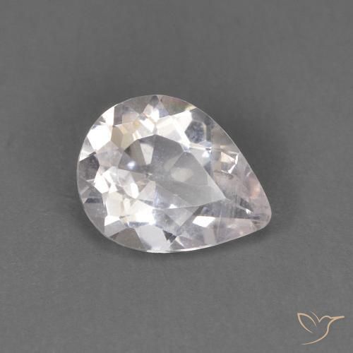 0.52ct Natural Rosado muy claro Morganita, En forma de pera, SI