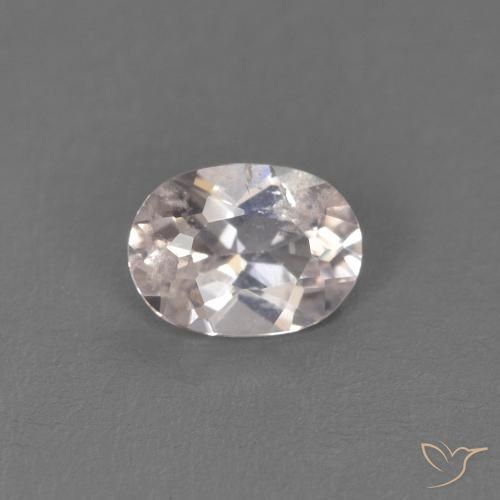 0.32ct Natural Rosado salmón morganita, Ovalada, VS