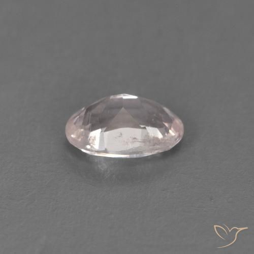 Morganita Rosado salmón natural de 0.32 ct, Ovalada, VS