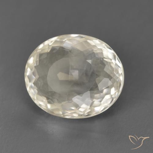 Morganita Amarillo pálido natural de 5.42 ct, Ovalada, VS