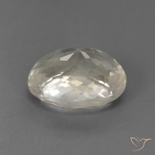 Morganita Amarillo pálido natural de 5.42 ct, Ovalada, VS