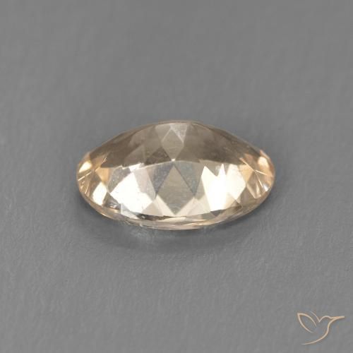 Morganita Naranja claro natural de 0.88 ct, Ovalada, VS