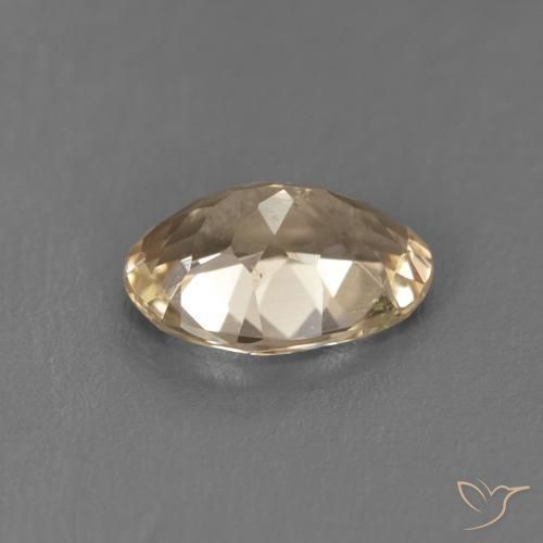 Morganita Light Neutral Orange natural de 0.93 ct, Ovalada, VS