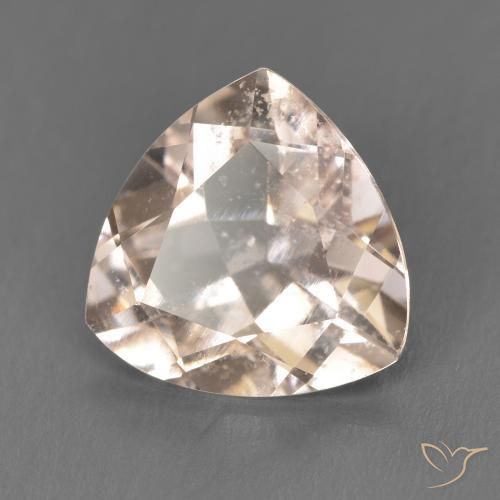 Morganita Medium Light-Pink natural de 3.53 ct, Trillón, VS