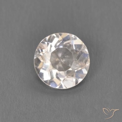 0.33ct Natural Rosado muy claro Morganita, Redondo, VS