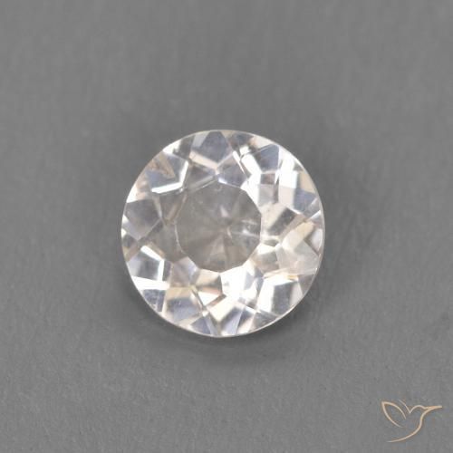 Morganita Rosado muy claro natural de 0.33 ct, Redondo, VS