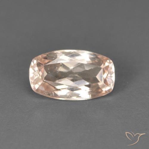 0.74ct Natural Rosado muy claro Morganita, Forma Cojín, VS