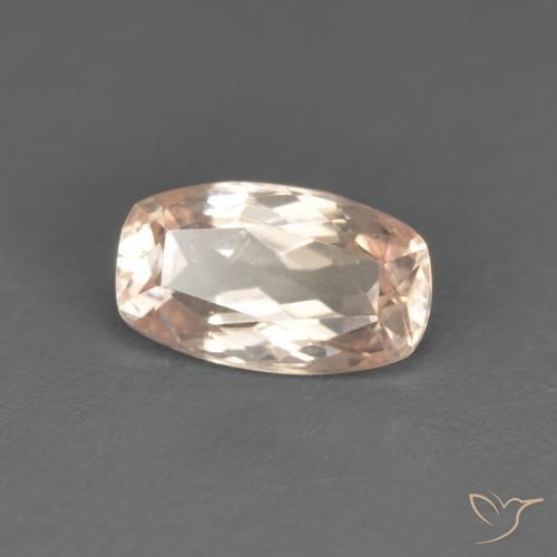 Morganita Rosado muy claro natural de 0.74 ct, Forma Cojín, VS