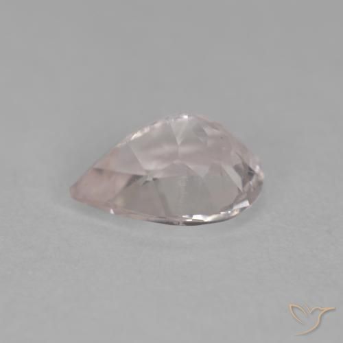 Morganita Medium Light-Pink natural de 0.69 ct, En forma de pera, VS