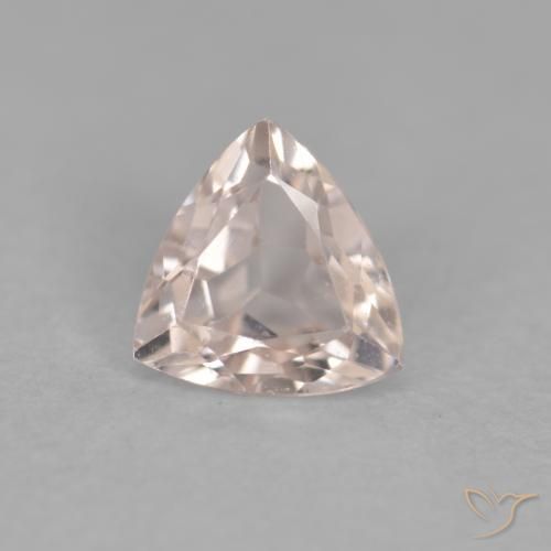 0.33ct Natural Rosado salmón Morganita, Trillón, VVS-VS