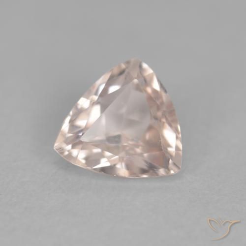 Morganita Medium Light-Pink natural de 0.37 ct, Trillón, VVS-VS
