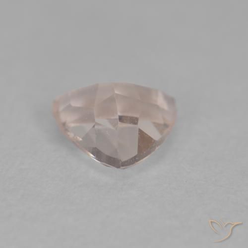 Morganita Medium Light-Pink natural de 0.37 ct, Trillón, VVS-VS