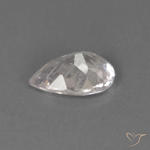 Morganita Rosado muy claro natural de 0.42 ct, En forma de pera, VS