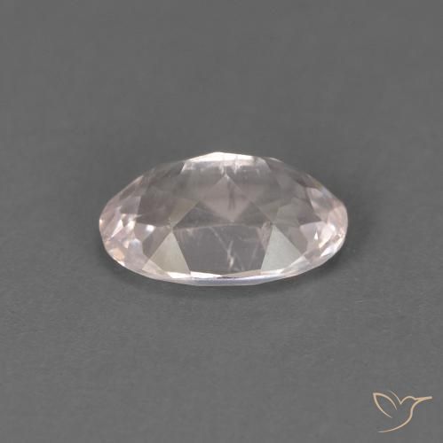 Morganita Rosado muy claro natural de 0.53 ct, Ovalada, VS