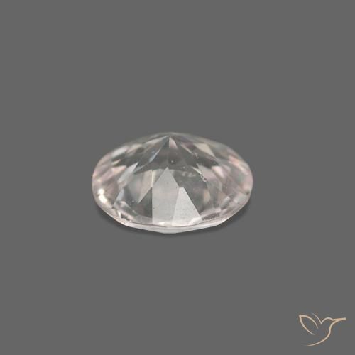 Morganita Medium Light-Pink natural de 0.23 ct, Redondo, VVS-VS