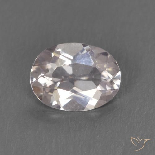 0.34ct Natural Rosado claro morganita, Ovalada, VS