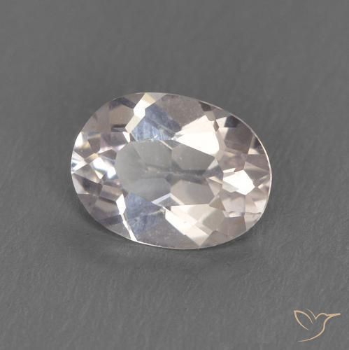 Morganita Rosado claro natural de 0.34 ct, Ovalada, VS