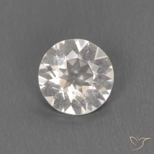 0.26ct Natural Rosado salmón morganita, Redondo, VVS-VS