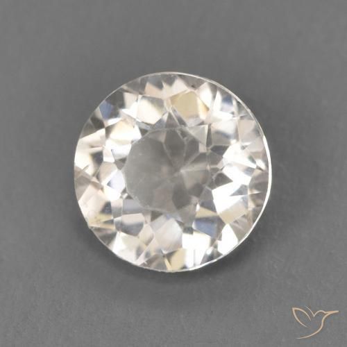 Morganita Rosado muy claro natural de 0.53 ct, Redondo, VVS-VS