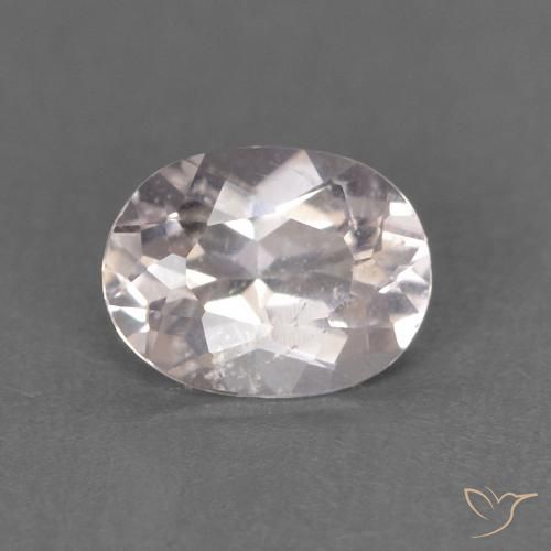 0.34ct Natural Rosado claro morganita, Ovalada, VS