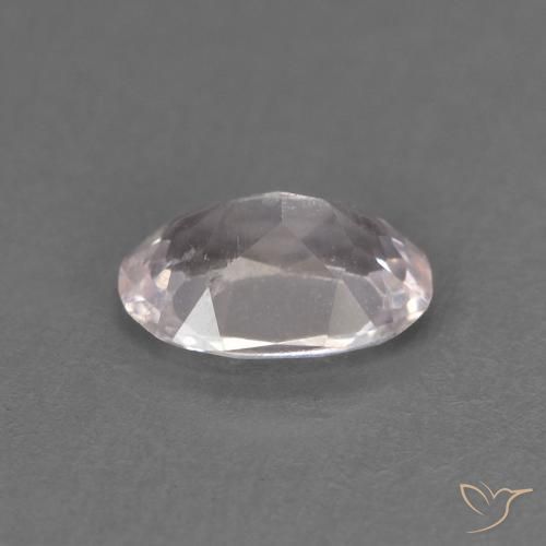 Morganita Rosado muy claro natural de 0.48 ct, Ovalada, VS