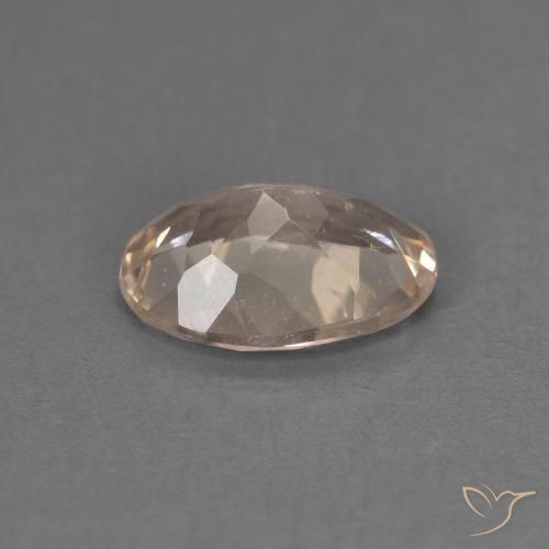 Morganita Naranja claro natural de 0.91 ct, Ovalada, VS