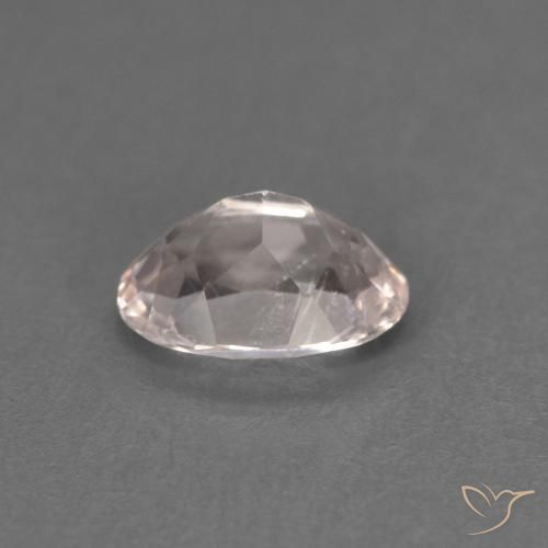 Morganita Rosado muy claro natural de 0.44 ct, Ovalada, VS