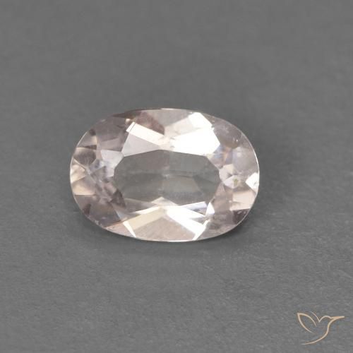 0.36ct Natural Rosado flamingo morganita, Ovalada, VS