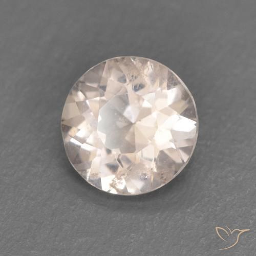Morganita Rosado muy claro natural de 0.31 ct, Redondo, VS