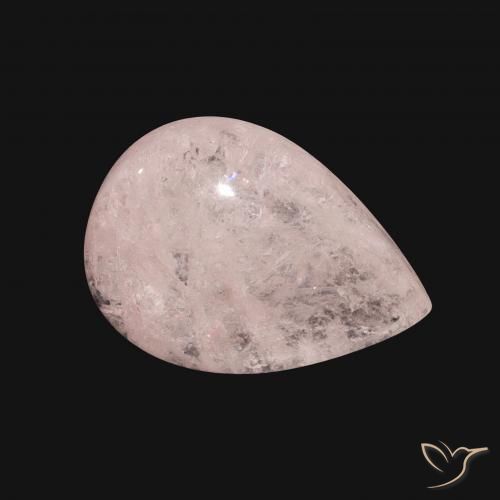 Morganita Rosado claro natural de 6.10 ct, En forma de pera, Translúcido