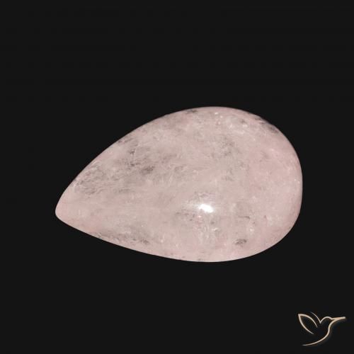 Morganita Rosado claro natural de 6.10 ct, En forma de pera, Translúcido