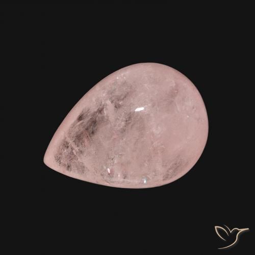 5.44ct Natural Rosado azulado Morganita, En forma de pera, Translúcido