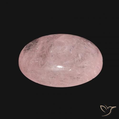 Morganita Rosado claro natural de 8.31 ct, Ovalada, Translúcido