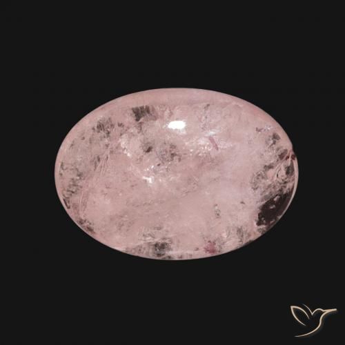 4.01ct Natural Rosado claro morganita, Ovalada, Translúcido