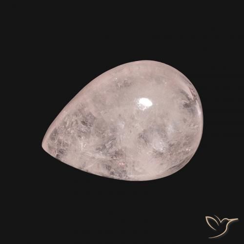 8.00ct Natural Rosado flamingo Morganita, En forma de pera, Translúcido