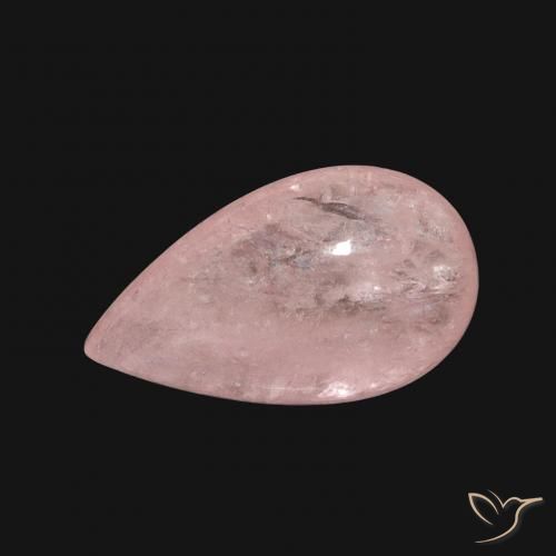 5.09ct Natural Rosado claro Morganita, En forma de pera, Translúcido
