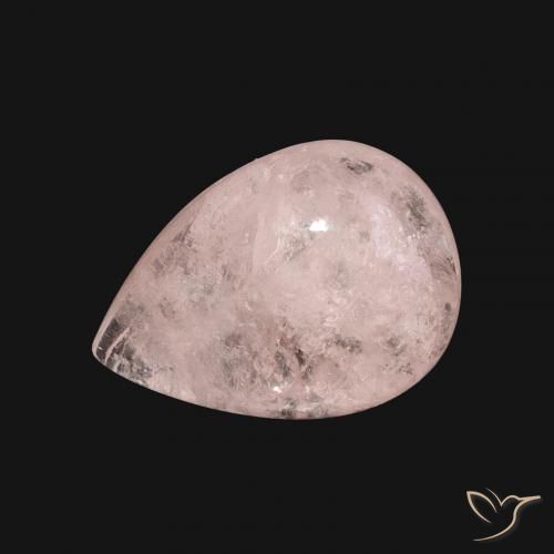 6.16ct Natural Rosado medio Morganita, En forma de pera, Translúcido