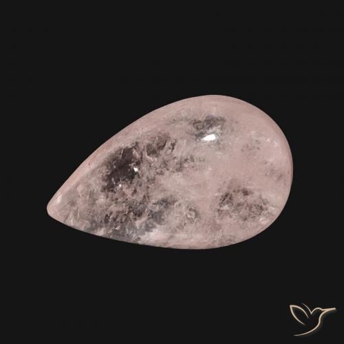 5.28ct Natural Rosado flamingo Morganita, En forma de pera, Translúcido
